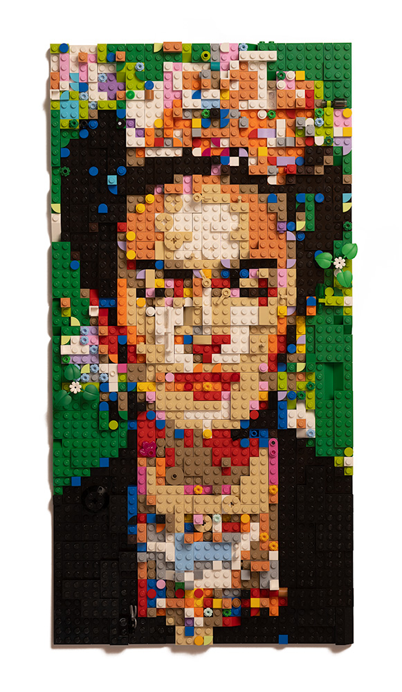 Frida Vogue Cover in Lego